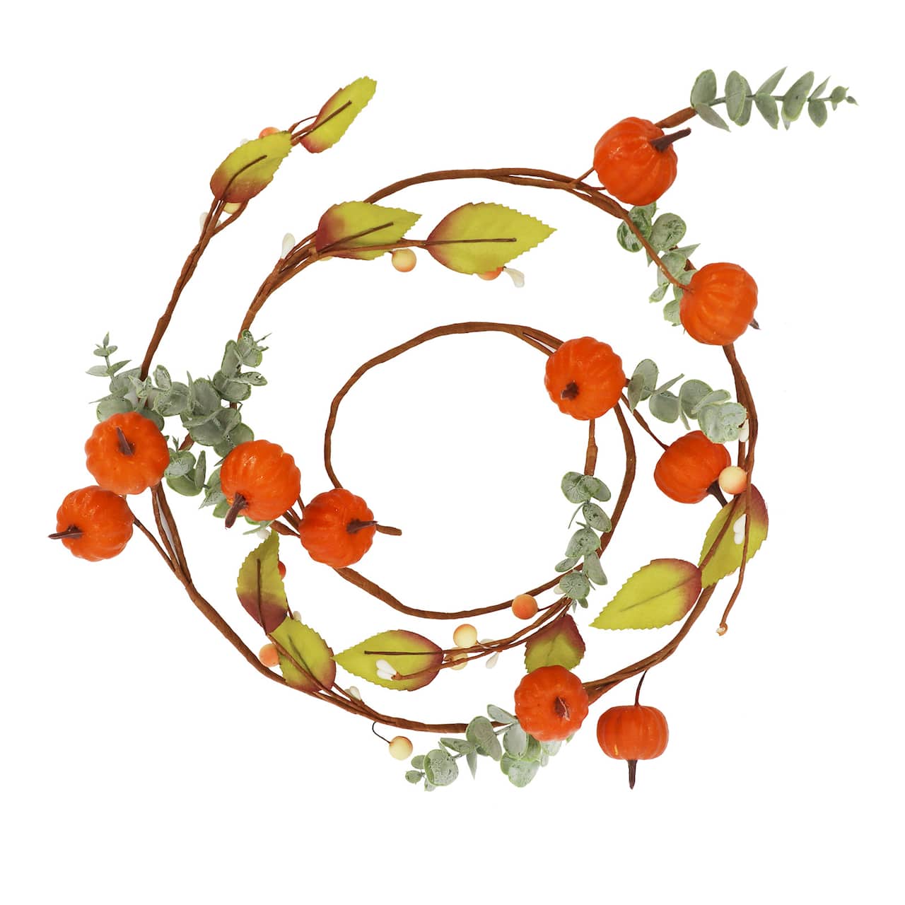 5ft. Pumpkin, Berry & Eucalyptus Coil Garland by Ashland®